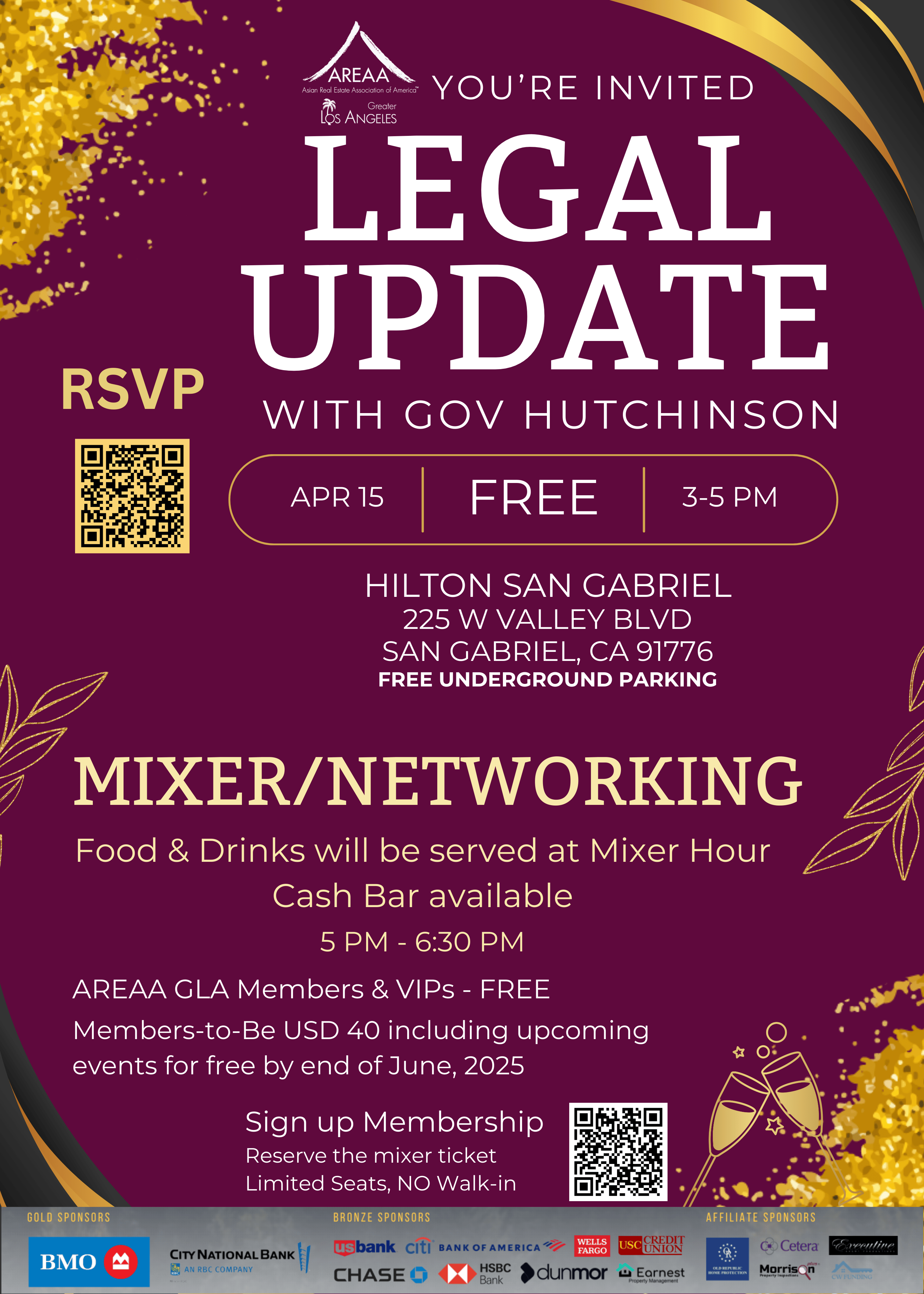 #AREAA #BreakingLimitsHoldingKeys #RealEstatePros #LegalUpdate #GovHutchinson #NetworkingEvent #LevelUp